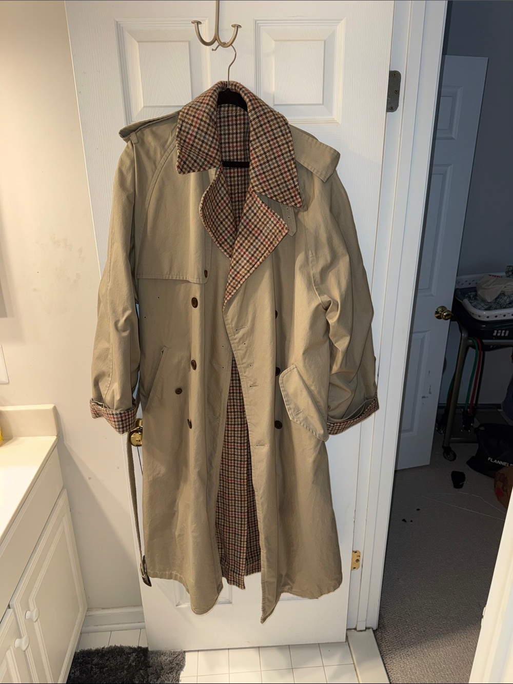 Balenciaga Runway Reversible Trench Coat Large - XLarge (Sz 3)